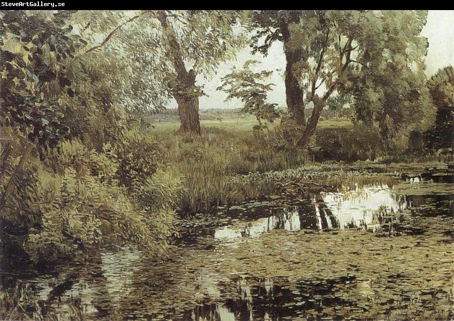 Isaac Levitan Overgrown Pond